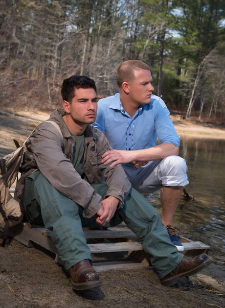 Il duro americano Brandon Wilde e il robusto russo Vadim Black posano nudi all