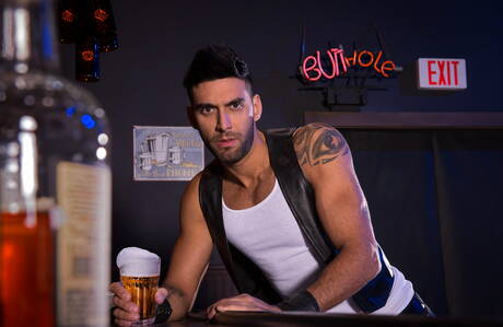 Falcon Studios: Canadian hairy stud Mick Stallone and canadian hunk Manuel Skye make a love