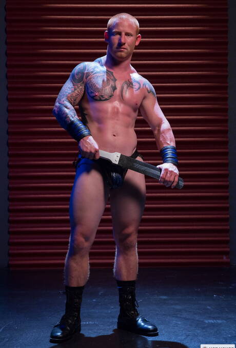 Hunk Jordan and american superstud Brendan Phillips in hot ass fuck action