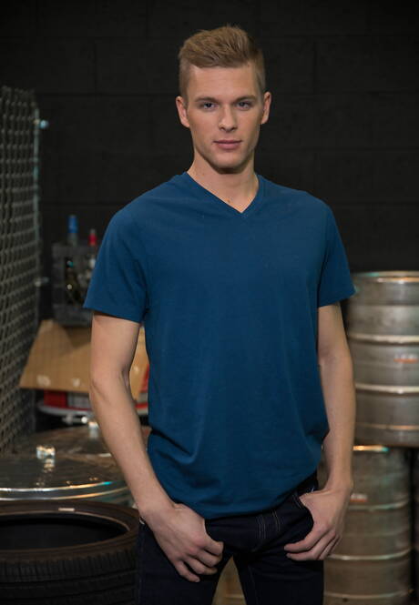 Miły amerykański facet, przystojny facet Markie More i gorący młodzieniec Ty Thomas uprawiają dobry seks