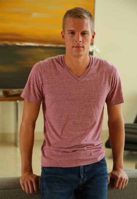 Next Door Studios: Nice american guys stud Markie More and young boy Ty Thomas have a hot couple scene