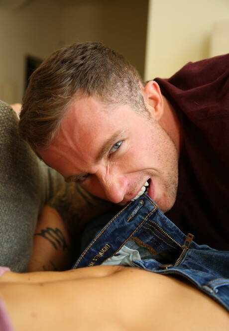 Nice american guys stud Markie More and young boy Ty Thomas have a hot couple scene