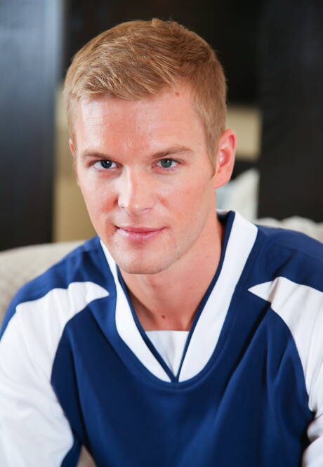 American young dude Ty Thomas and hunky guy Daniel Flores in hot homosexual scene