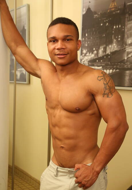 Next Door Studios: Argentinian hunky guy Flex shows a perfect body