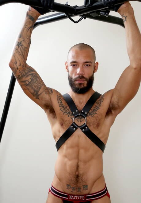 Next Door Studios: Nasty boys Nubius, Dylan Henri and Leander have a hot interracial threesome sex