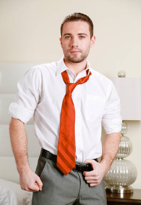 Next Door Studios: Two american guys hairy stud Dylan Knight and beefy Luca Rosso in hot ass fuck action