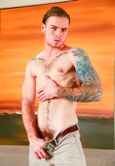 Hot american dudes hunky guy Johnny Riley and hunky guy Zane Porter in hard anal sex