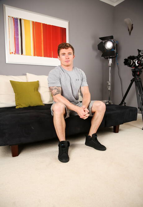 American stud Markie More and hunk Orlando Fox fuck ass after sucking dick