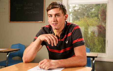 American well-built Zane Porter and hunk Tyler Sky in hard anal sex