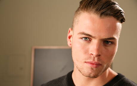 American well-built Zane Porter and hunk Tyler Sky in hard anal sex