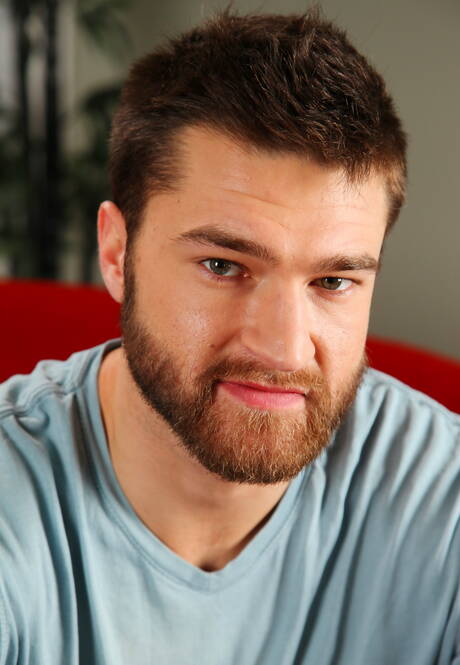 Hot americans, strongman Markie More and hairy stud Abel Archer in hot ass fuck action