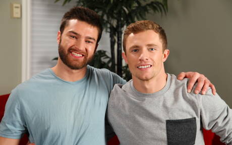 Hot americans, strongman Markie More and hairy stud Abel Archer in hot ass fuck action