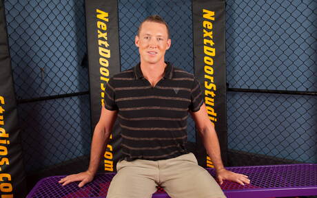 Pretty american boys strongman Markie More and hunky guy Pierce Hartman have a hot couple scene