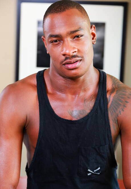 Next Door Studios: Ebony strongman Tyson Tyler and  Xl have a good oral sex