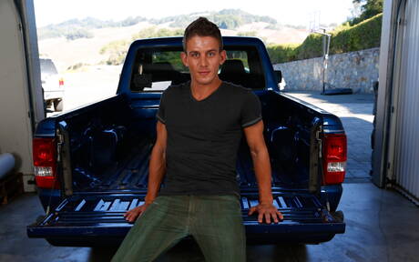 Next Door Studios: Outdoor groupsex with latina Alexander, Brock, Jason, Joey in panties