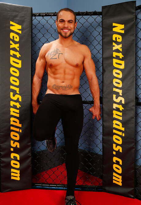 Pretty american boys hunky guy Brock Avery and husky guy Derek Maxum have a good interracial sex