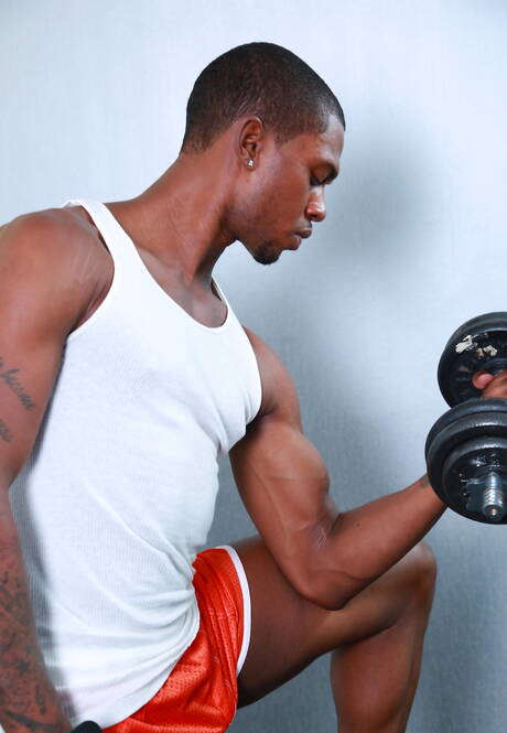 Colombian beefy Draven Torres and black superstud Krave Moore sucking and screwing each other