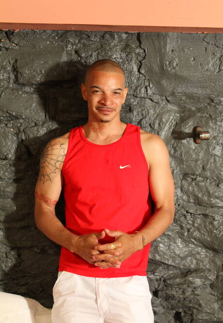 Next Door Studios: Horny boys Astengo, Krave Moore and Red A drilling an ass