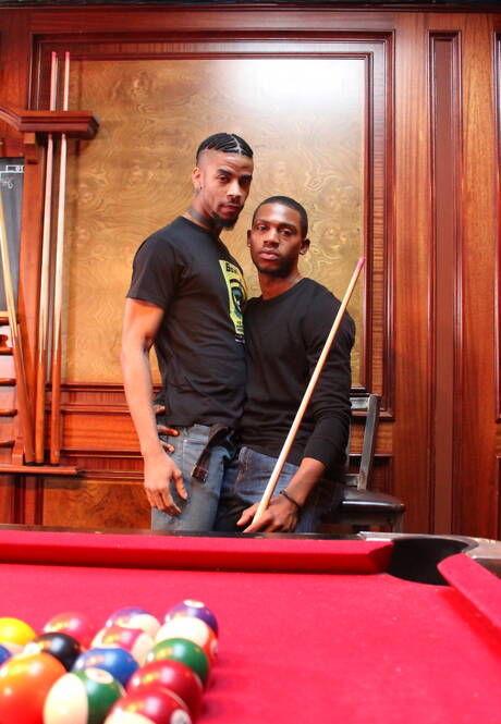 Two american guys husky guy Jin Powers and hunk Krave Moore have a hot couple scene