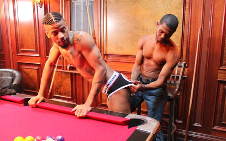 Two american guys husky guy Jin Powers and hunk Krave Moore have a hot couple scene