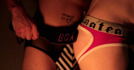 Beefy Rex Raw and english hunk Gabriel Cross have a hot couple sex