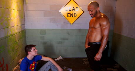 Next Door Studios: Latin strong bull Riddick Stone and  Shane Hicks sucking and fucking each other