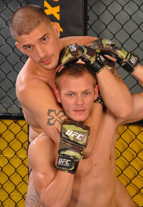 Next Door Studios: Nice american buddies hairy stud Ty Roderick and stud Aaron Blake love each other with fisting