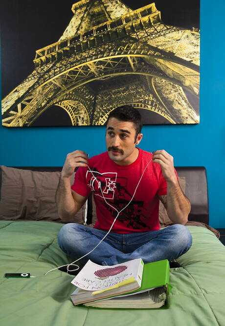 Amerykańskie gwiazdy, muskularny Samuel Otoole i przystojniak Jake Farren w gorącym tyłku