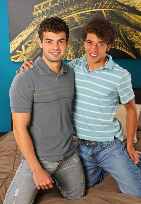 Next Door Studios: Latino stud Austin Merrick and  Scotty Dean make a love