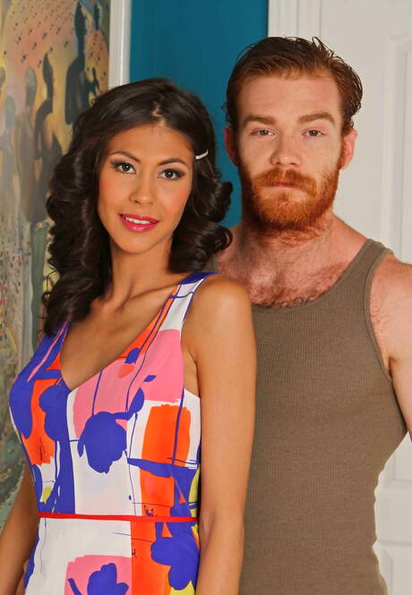 Asian Heather, doing 69 and rimming with redhead bisexual James