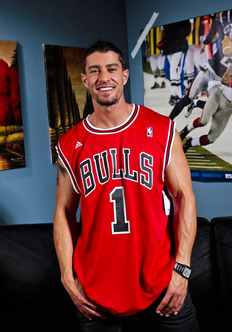 Next Door Studios: American tough guy Cody Cummings shows a muscle body