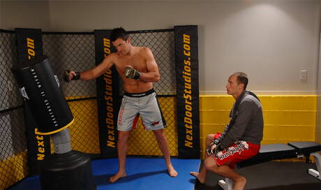 Canadian hunk Trystan Bull and american superstud Kyle Quinn fuck after blowjob