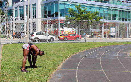 Next Door Studios: Hot Jordano Santoro, Jay Black and Damian Brooks have a hot 3some sex outside