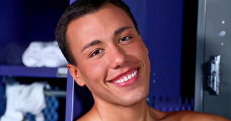 Sexy americans, pretty boy Tyler Morgan and beautiful boy Blake Stone in hot ass bang