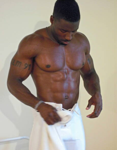 Black strong bull Sexxx Toy shows a muscle body