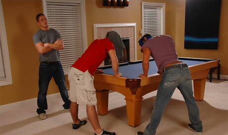 Next Door Studios: Hot boysParker Perry, Donny Wright and Brad Star have threesome anal sex