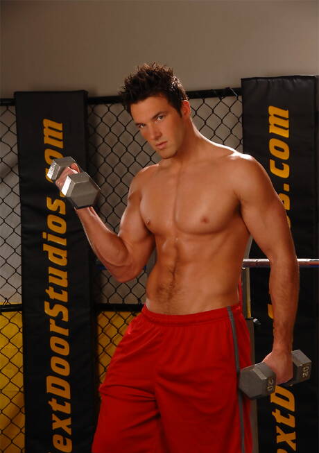 Next Door Studios: Canadian tough guy Trystan Bull having a pleasure