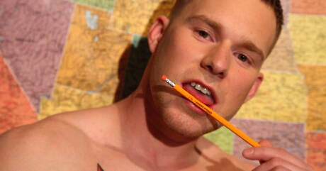 Superstud Randy Een ruk aan zijn pik