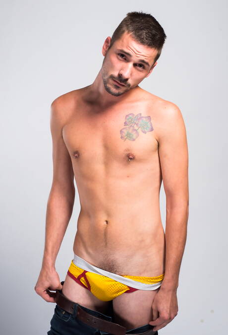 Icon Male: Nice american boys hairy stud Adam Russo and beautiful boy Sean Cross jerk off cock