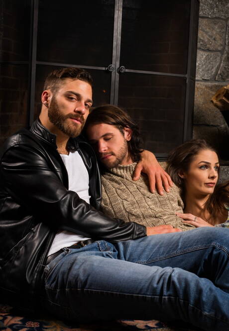 Reality with bisexual Tommy, Duncan and hot brunette Arden Leigh