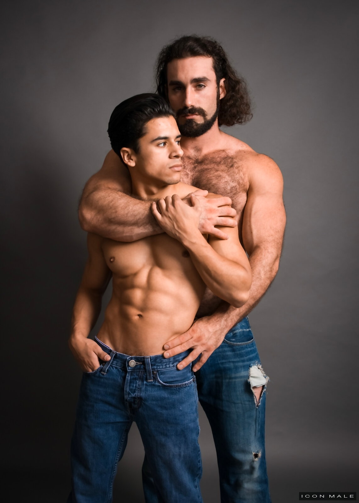 Famous americans, beefy Armond Rizzo and bear Jaxton Wheeler shows a ...