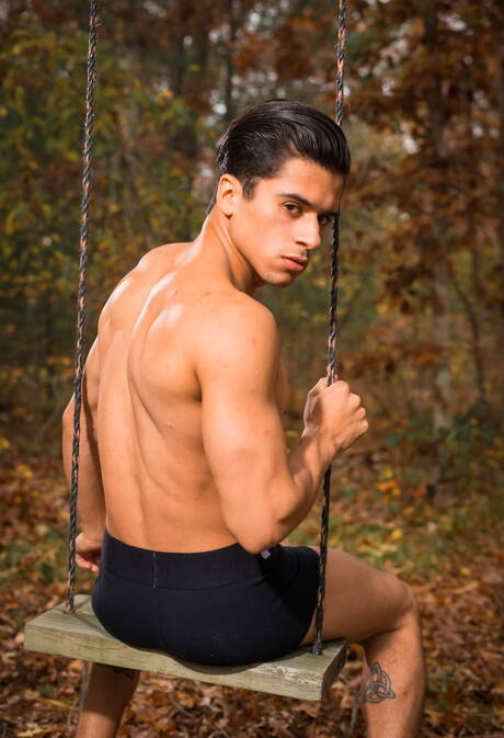 American pornstars stud Armond Rizzo and hunky guy Billy Santoro jack off dick outdoor