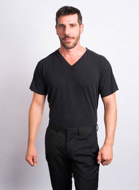 Two american dudes hunk Tony Salerno and pretty boy Kory Houston posing naked and showing nice ass