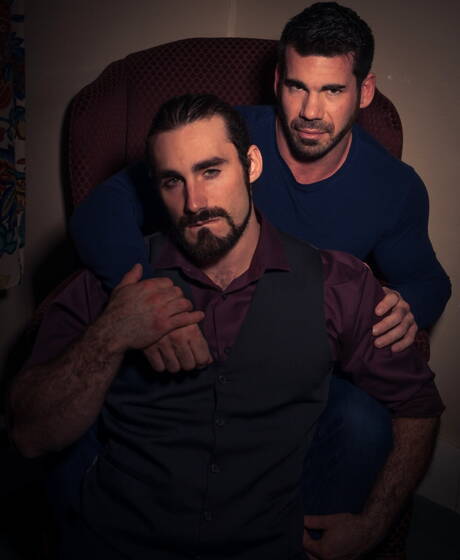 美國明星硬漢比利桑托羅和熊傑克斯頓惠勒自慰