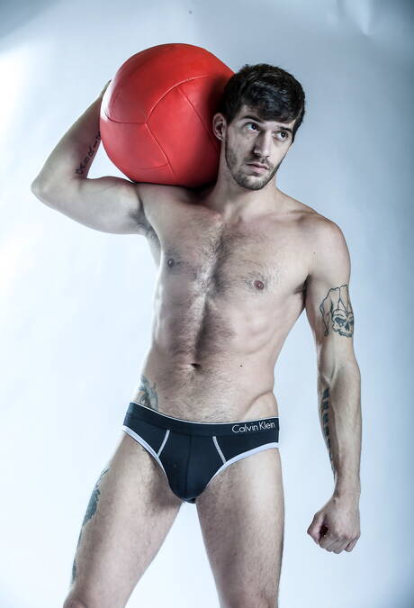 Icon Male: Hot american guys hairy stud Alexander Greene and hairy stud Ty Roderick posing nude and showing hot butt