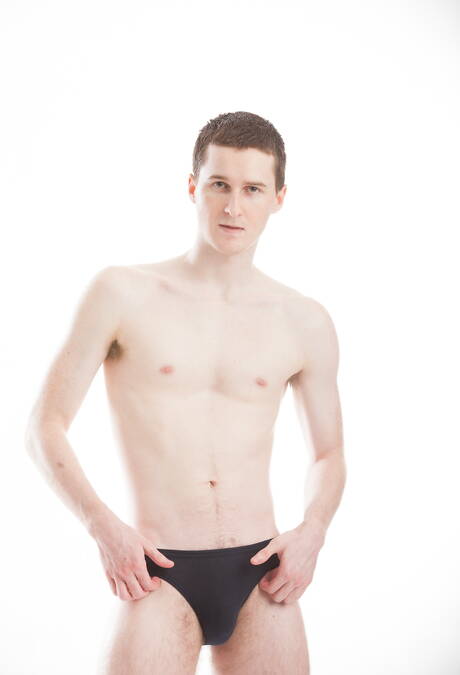 Icon Male: Joshua Pierce and american muscular Trenton Ducati posing naked and showing butt