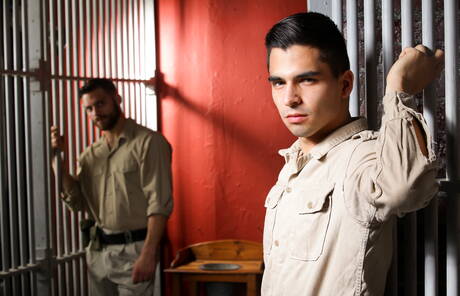 Hot american dudes otter Tommy Defendi and hot twink Ludo Sander in hot ass fuck action