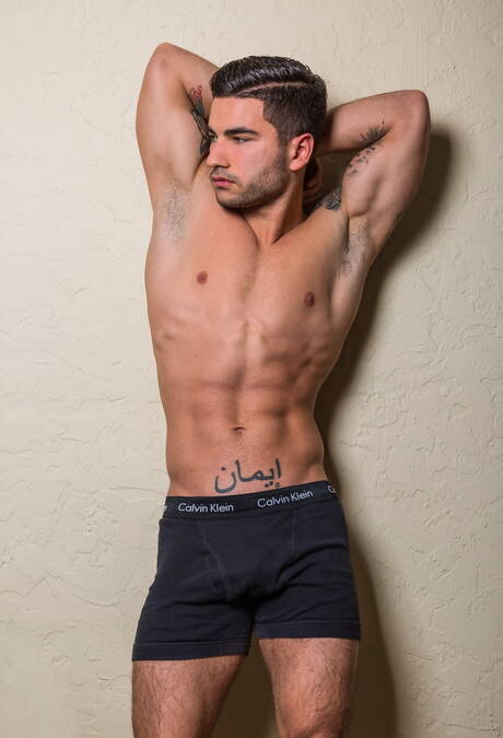 Russian beefy Vadim Black shows a perfect body