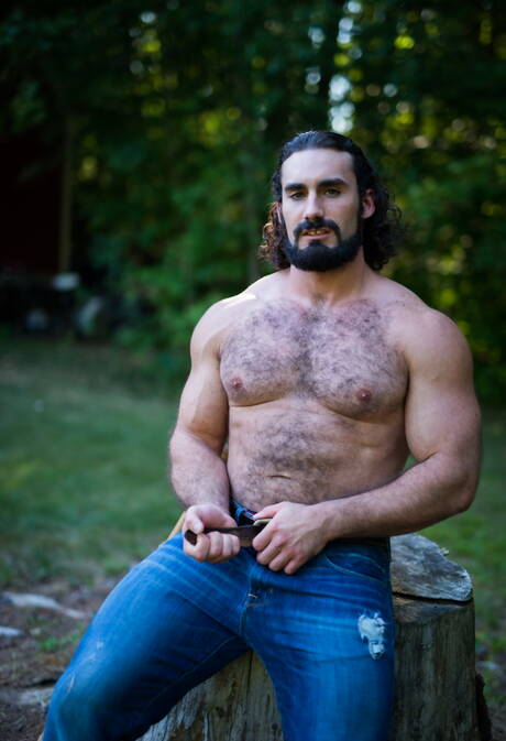 Famous americans, hot twink Sam Truitt and bear Jaxton Wheeler have anal sex