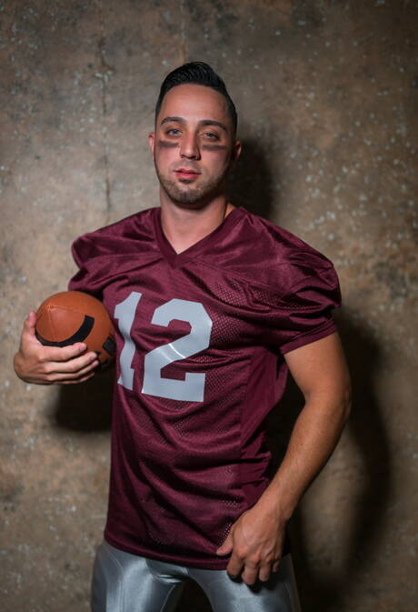 Icon Male: Famous americans, strongman Andrew Fitch and hot twink Kory Houston undressing and showing tight butt